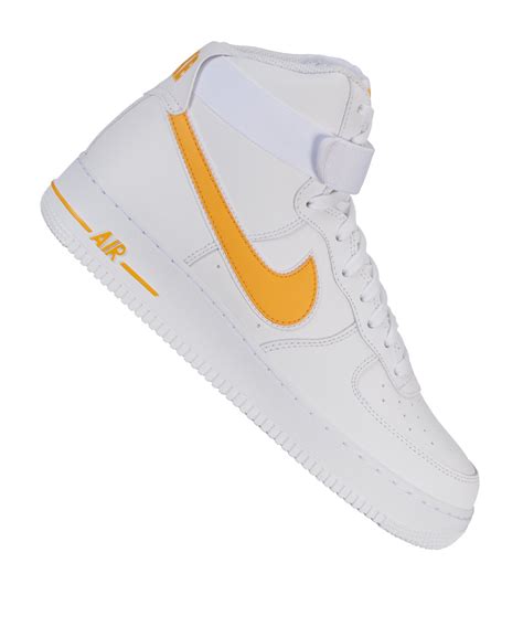 nike air force 1 07 weiß gelb